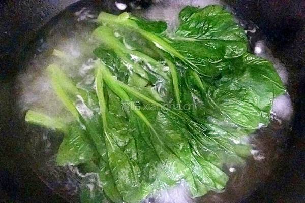 白灼菜心的做法图解3