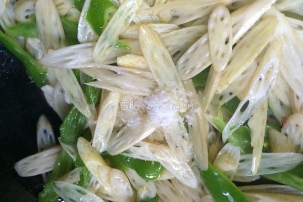 素炒藕带的做法图解7