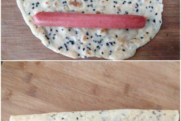 鸡蛋饼卷火腿肠的做法图解9