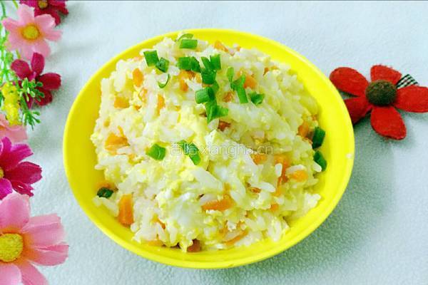 鸡蛋胡萝卜煮饭的做法图解9