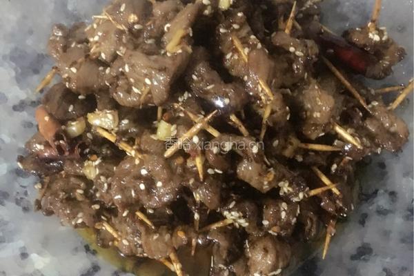 孜然牙签牛肉的做法图解9