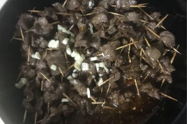 孜然牙签牛肉的做法图解7