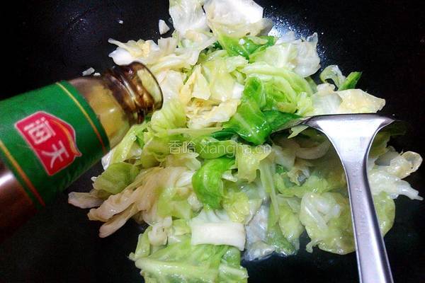 蚝油卷心菜的做法图解5