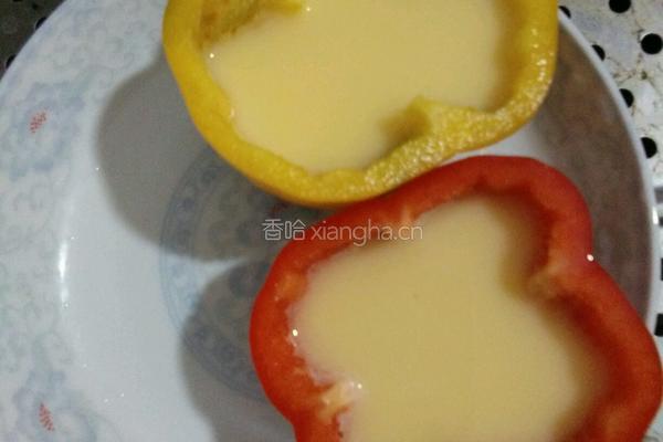 彩椒鸡蛋羹的做法图解4