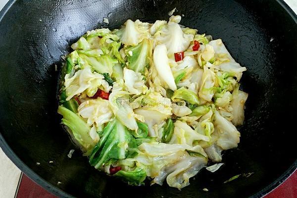 酸辣手撕包菜的做法图解8