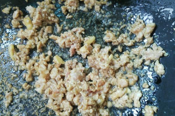 蒜苔炒肉末的做法图解6
