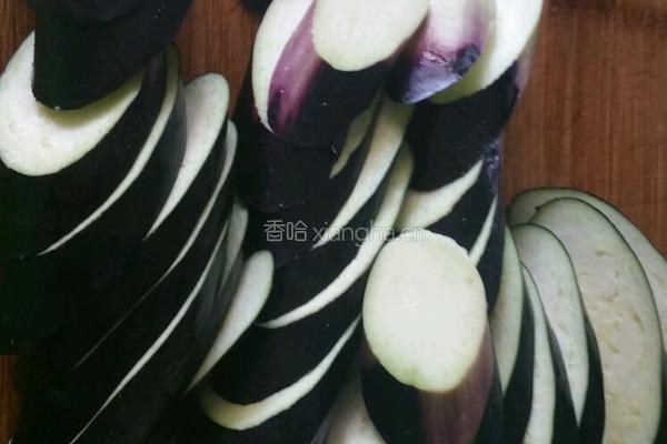 香煎茄饼的做法图解1