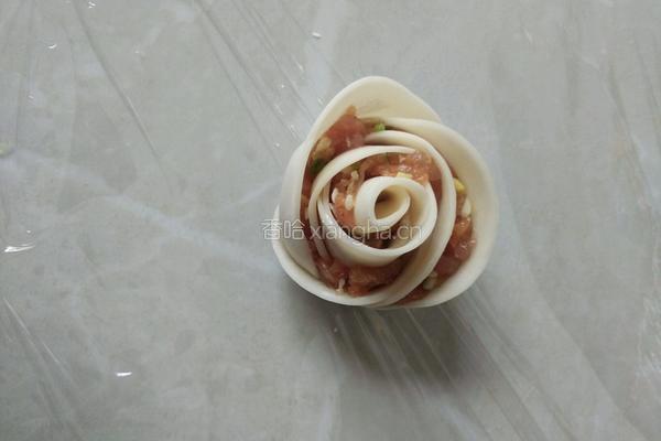 玫瑰花饺子的做法图解6