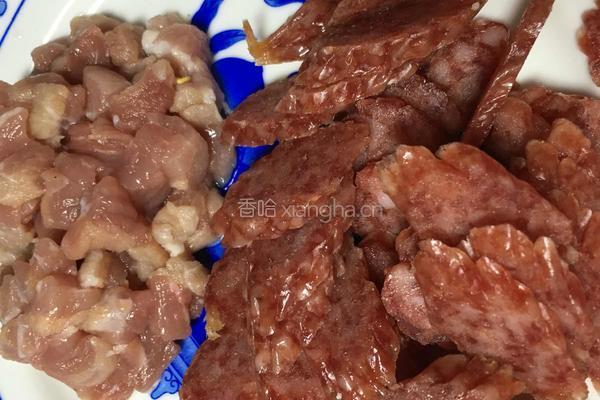 香肠菜饭的做法图解3
