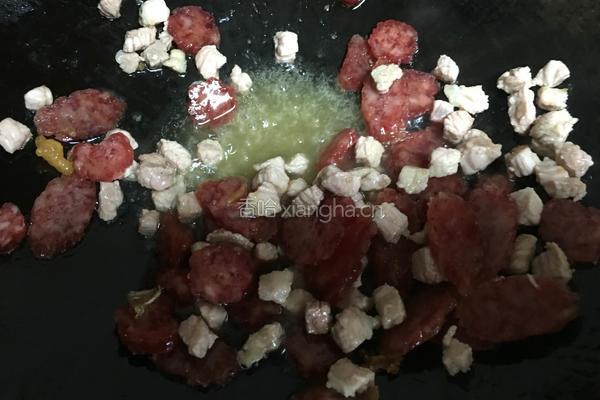 香肠菜饭的做法图解6