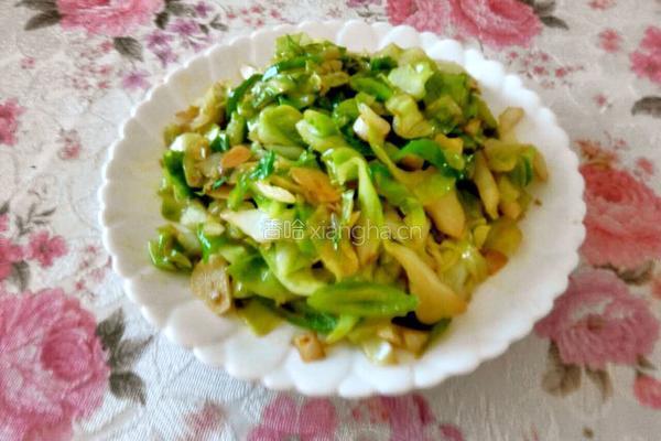 辣炒包菜的做法图解5