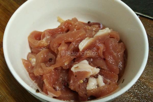 彩椒肉丝的做法图解2