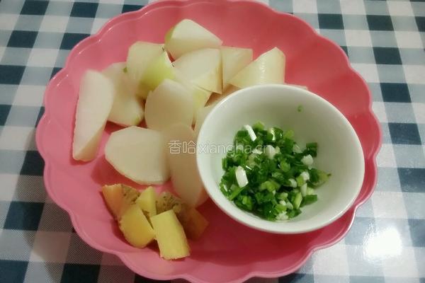 白萝卜小排汤的做法图解3