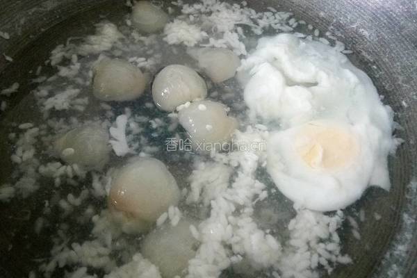 荔枝酒酿煮蛋的做法图解5