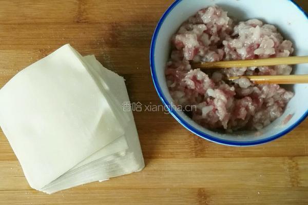 清汤馄饨的做法图解2