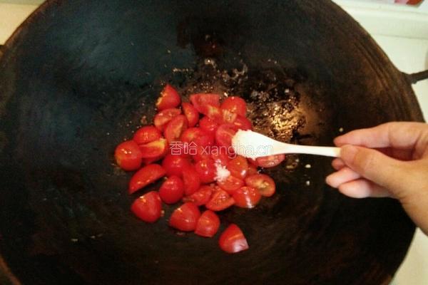 圣女果炒鸡蛋的做法图解9