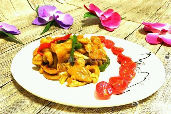 圣女果搭炒肥肠的做法图解11