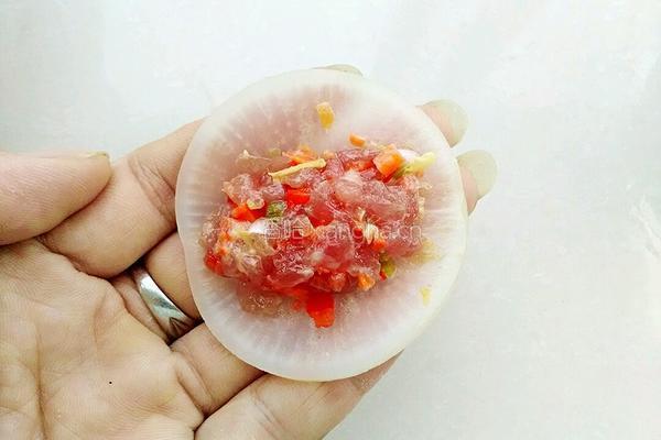 三鲜白萝卜卷的做法图解7