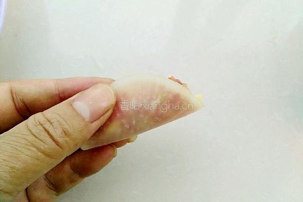 三鲜白萝卜卷的做法图解8