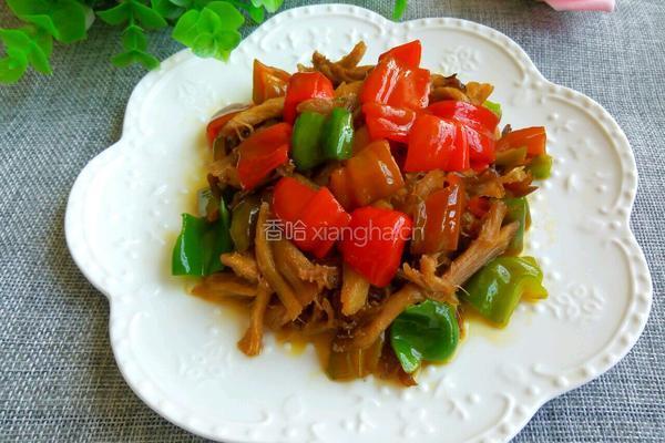 彩椒炒鸡丝的做法图解9