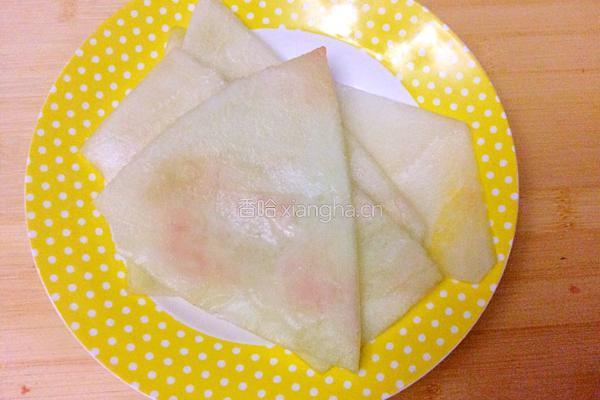 清炒西瓜皮的做法图解1