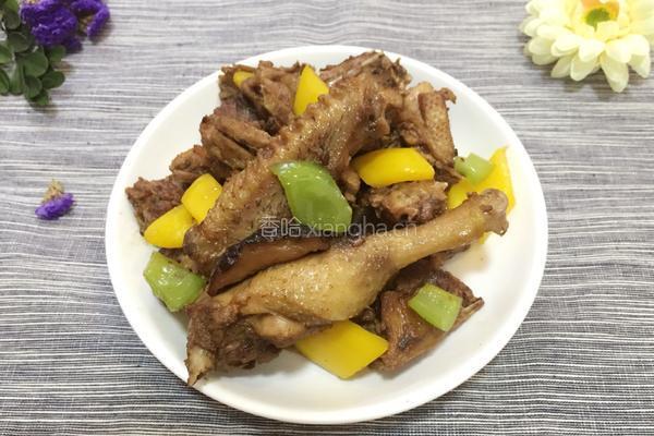 彩椒炒鸭肉的做法图解10