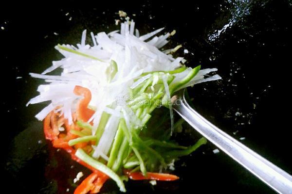 白萝卜丝炒肉丝的做法图解14