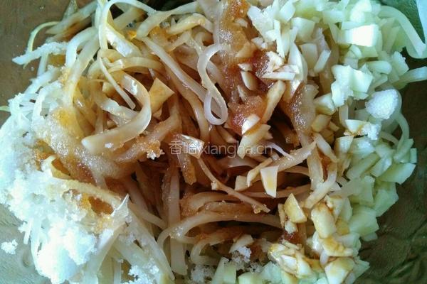 芝香芥菜丝的做法图解4