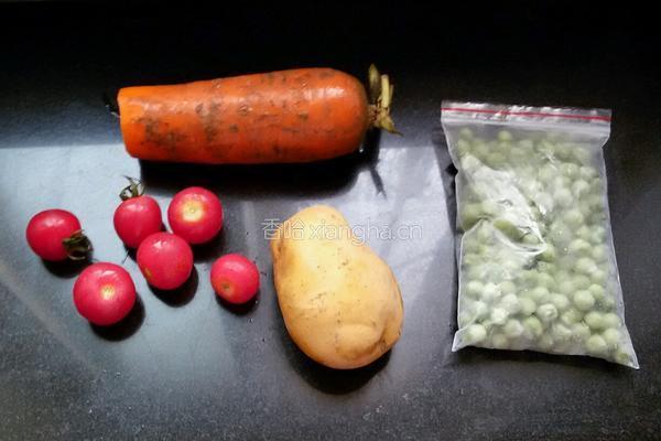 蔬菜焗饭的做法图解3