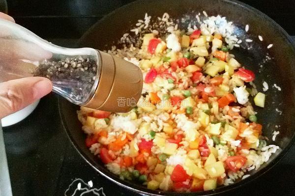 蔬菜焗饭的做法图解9