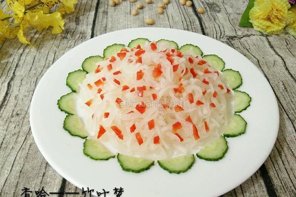 凉拌白萝卜