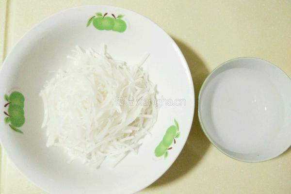 凉拌白萝卜的做法图解5