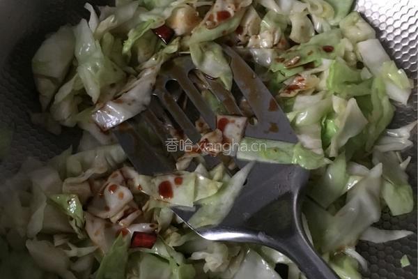 香辣卷心菜的做法图解6