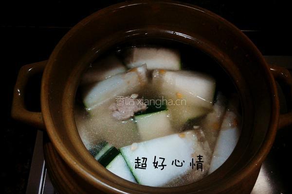 猪肉冬瓜枸杞汤的做法图解6
