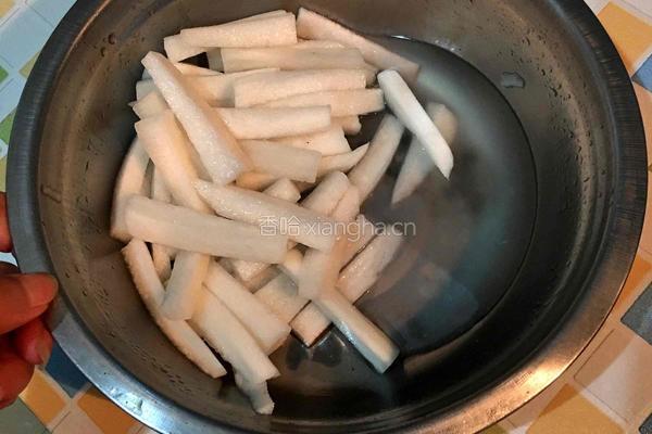 酸甜爽口白萝卜的做法图解4
