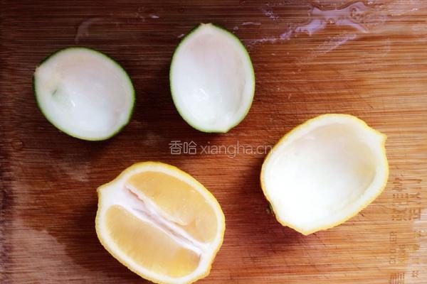 圣女果柠檬冰的做法图解2
