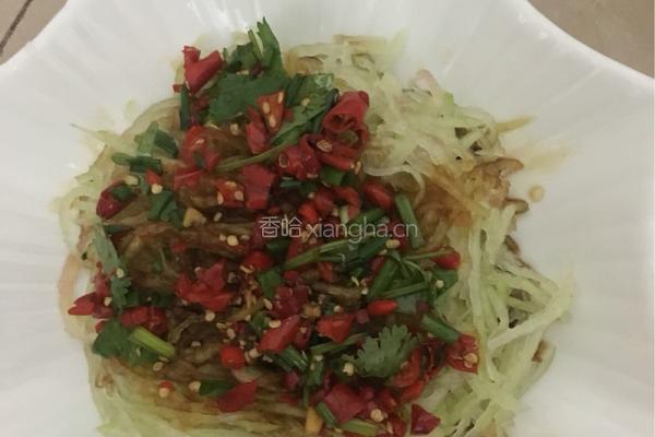 凉拌西瓜皮的做法图解8