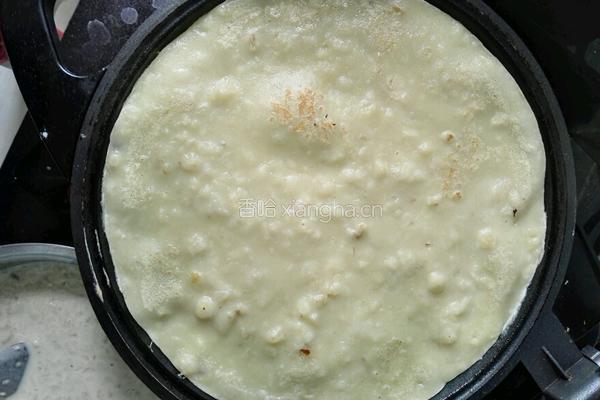 水果牛奶煎饼的做法图解5