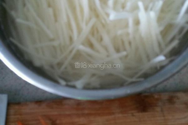 素炒三丝的做法图解1