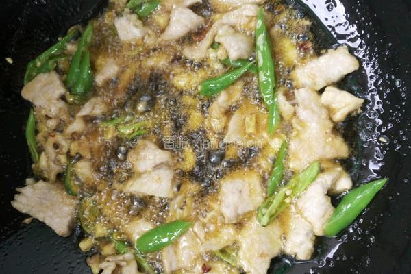 白菜溜肉片的做法图解5