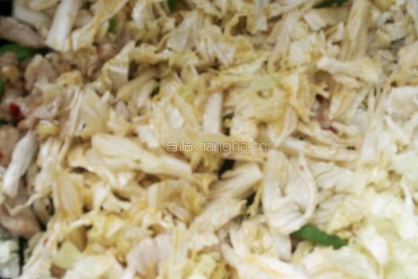 白菜溜肉片的做法图解6