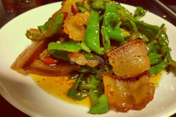 彩椒炒腊肉的做法图解11