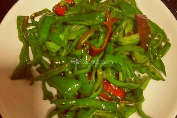 彩椒炒腊肉的做法图解5