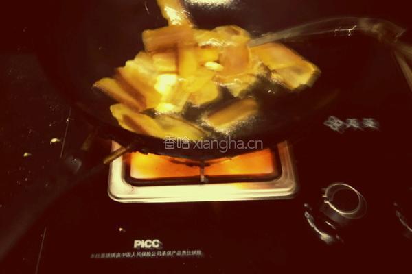 彩椒炒腊肉的做法图解9