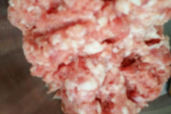 小白菜肉馅包的做法图解4