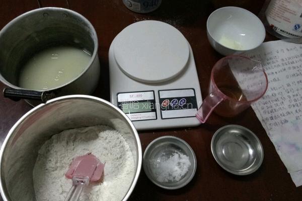 全麦红豆包的做法图解1
