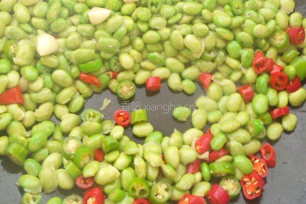 辣椒炒青豆的做法图解6