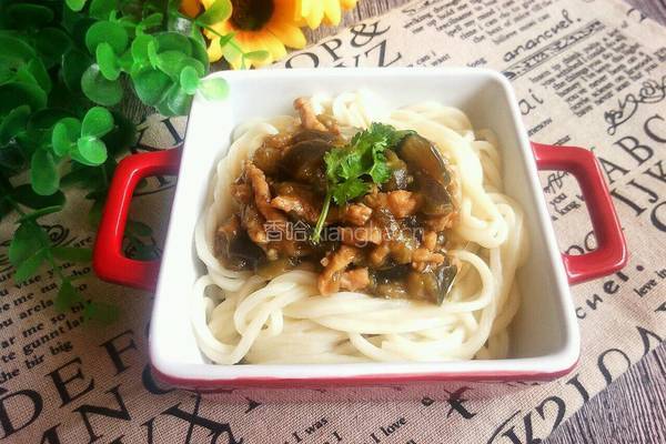 鸡肉茄子打卤面的做法图解11
