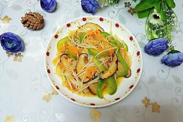 银芽炒三丝