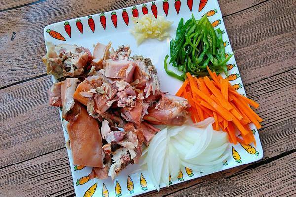 三鲜兔肉的做法图解2